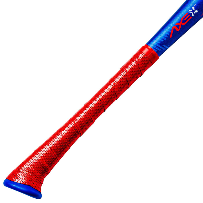 Axe Strato USA Tee Ball Baseball Bat -11 with Axe Handle — Axe Handle knob detail view