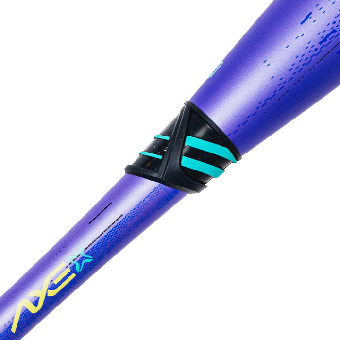 Axe Disturbance USA Slowpitch Bat Endloaded Axe Handle — grip detail showing handle texture