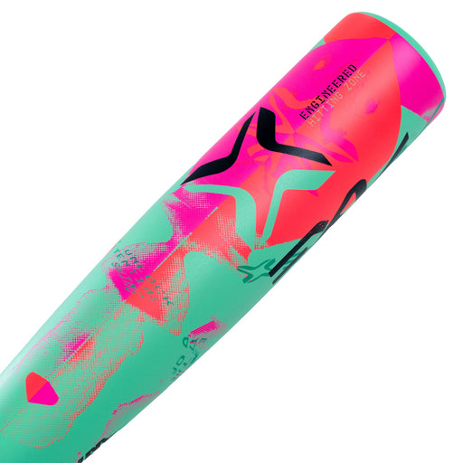 Axe WARP USA Tee Ball Baseball Bat -13 with Axe Handle — barrel detail, Charged Carbon construction