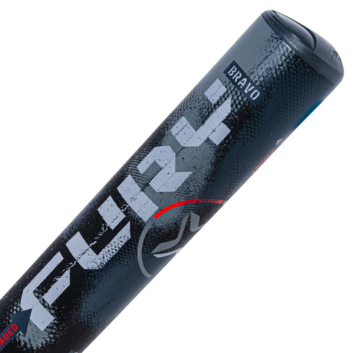 Axe Fury Bravo USSSA Slowpitch Bat Endloaded Axe Handle — barrel detail, Hyperflex composite