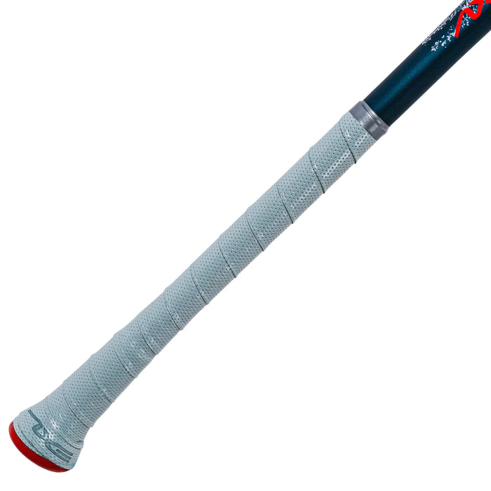 Axe Fury Bravo USSSA Slowpitch Bat 1 oz Endloaded 12” Barrel Flared Handle — grip detail