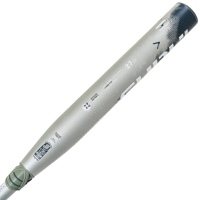 Axe Fury Bravo USSSA Slowpitch Bat Balanced Flared Handle — endcap detail