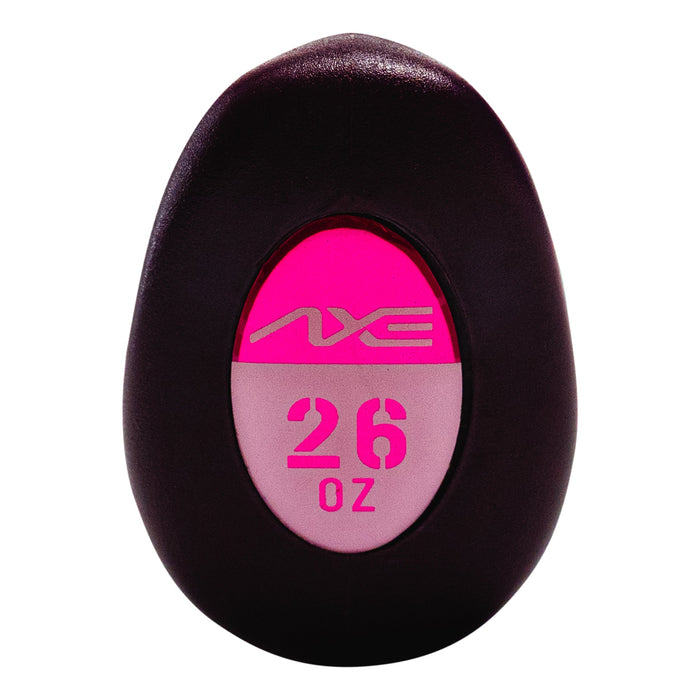 Axe Dabacle Dual Stamp Slowpitch Bat Endloaded Axe Handle — neon barrel graphics close-up