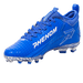 Phenom Elite Quantum Speed 2.0 royal blue football cleat — angled view, low-cut speed silhouette