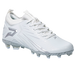 Phenom Elite Quantum Speed 2.0 white football cleat — outsole and SprintSense TPU traction plate detail