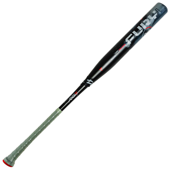 Axe Fury Bravo USSSA Slowpitch Bat endloaded with Flared Axe Handle, composite slowpitch bat, full bat view