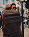 Phenom Elite Heritage Leather Backpack, coffee, from the Luxury Warhawk drop