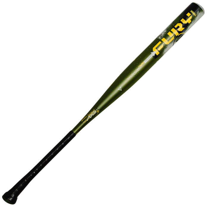 Axe Fury Bravo 1-Piece USSSA Slowpitch Bat endloaded with Flared Axe Handle, 1-piece composite, full bat view