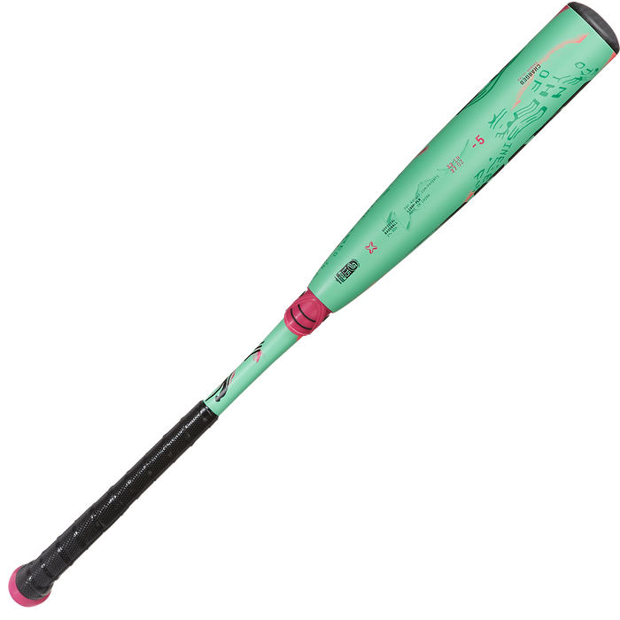Axe WARP USSSA Baseball Bat -5 with Axe Handle — Axe Handle knob detail view