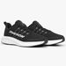Phenom Elite Quantum Pulse training shoe in Obsidian black with white cushioned midsole, side view of a pair