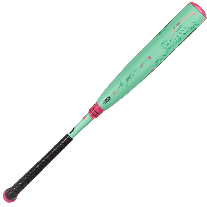 Axe WARP USSSA Baseball Bat -8 with Axe Handle — Axe Handle knob detail view