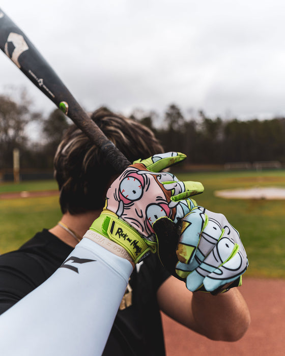 Rick and Morty Batting Gloves - Quantum Orbit by Phenom Elite