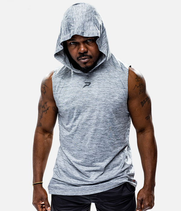 Sleeveless performance hoodie sale