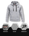 Phenom Elite Baseball Waffle Knit Hoodie — detail of waffle-knit fabric texture