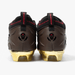 Luxury Warhawk Quantum Speed 2.0 cleat on the SprintSense TPU traction plate with metallic gold outsole