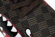 Luxury Warhawk football cleats by Phenom Elite, brown and gold designer-bag inspired colorway