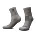 Phenom Elite Quantum Knit padded quarter socks — grey, performance baseball and softball socks