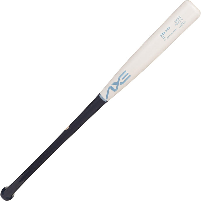 Axe Pro Series Maple Wood Baseball Bat PWR 243 turn in Frostbite with Axe Handle, pro maple bat, full bat view
