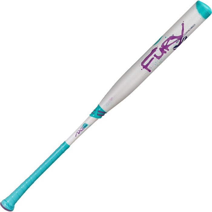 Axe Fury USSSA Slowpitch Softball Bat endloaded with Flared Axe Handle, 2-piece composite, full bat view