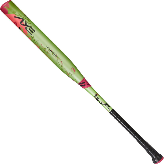 Axe Disturbance USA Slowpitch Softball Bat Endloaded Flared Handle — grip detail