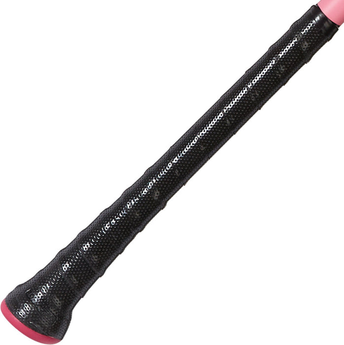 Axe Disturbance USA Slowpitch Softball Bat Balanced Flared Handle — barrel logo close-up
