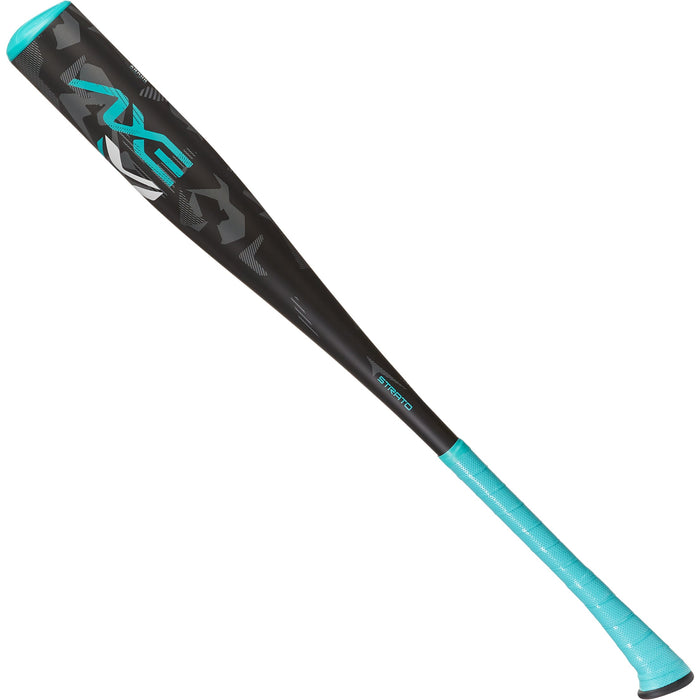 Axe Strato 3 USSSA Jr. Big Barrel Baseball Bat -10 with Youth Axe Handle — barrel logo close-up