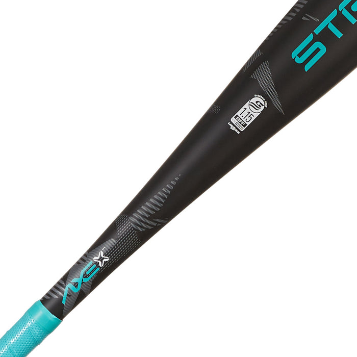 Axe Strato 3 USSSA Jr. Big Barrel Baseball Bat -10 with Youth Axe Handle — grip detail