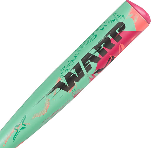 Axe WARP USSSA Baseball Bat -8 with Flared Axe Handle — barrel detail, ShieldBoost composite