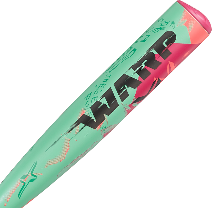 Axe WARP USSSA Baseball Bat -8 with Axe Handle — barrel detail, ShieldBoost composite