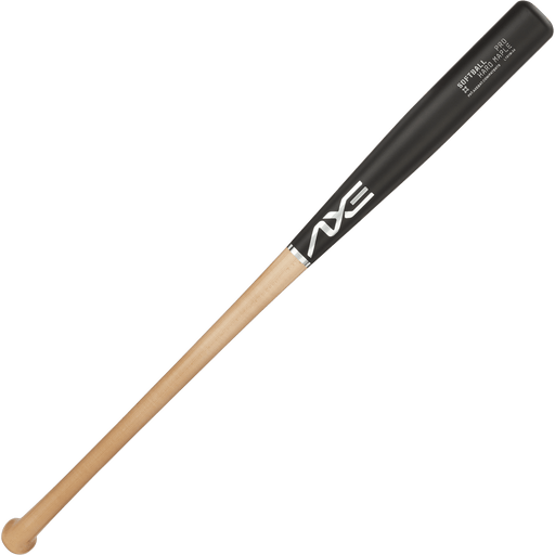 Axe Pro Hard Maple Wood Slowpitch Softball Bat USA ASA approved, maple wood slowpitch bat, full bat view