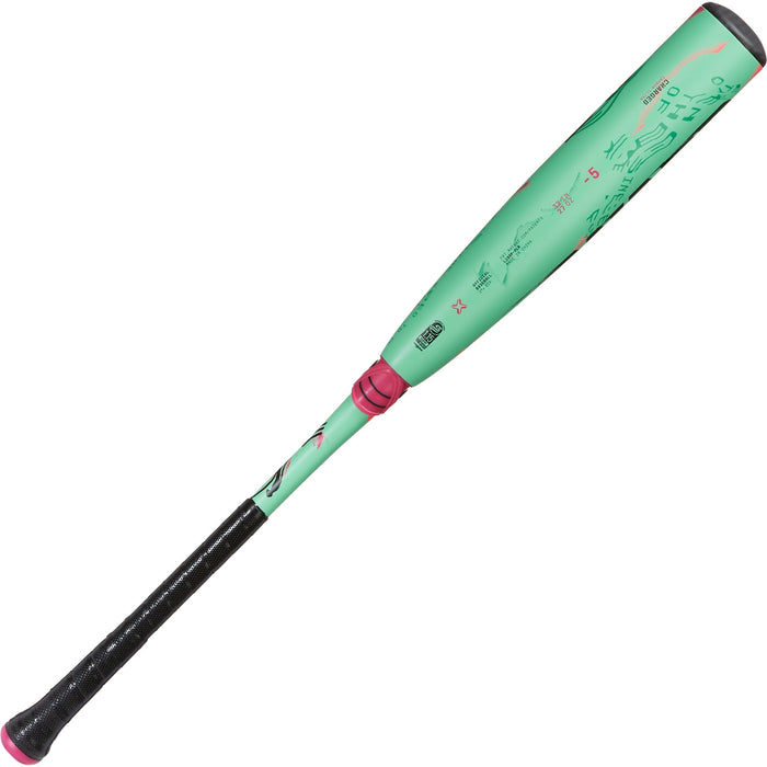 Axe WARP USSSA Baseball Bat -5 with Flared Axe Handle — Flared knob detail view