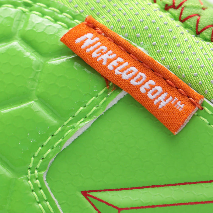 Phenom Elite Raphael cleat — Nickelodeon licensed logo detail