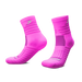 Phenom Elite Quantum Knit padded quarter socks — pink, performance baseball and softball socks