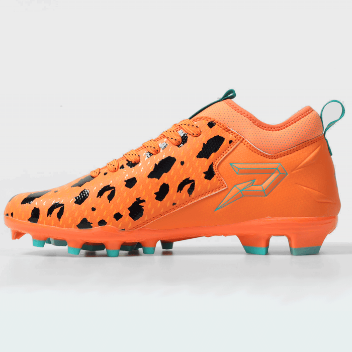 Phenom Elite Flintstones Bedrock Blitz cleat — single shoe side profile