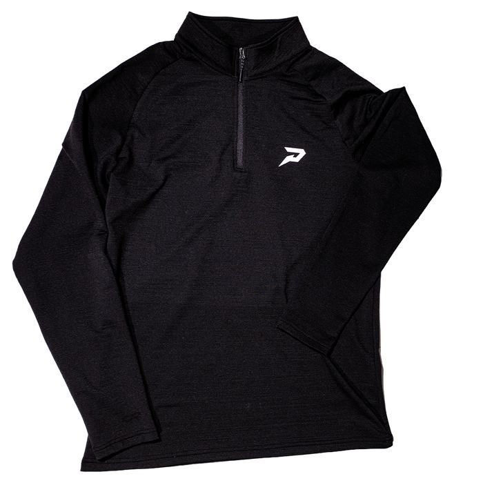 Quantum Lite Performance Quarter Zip Pullover - Black