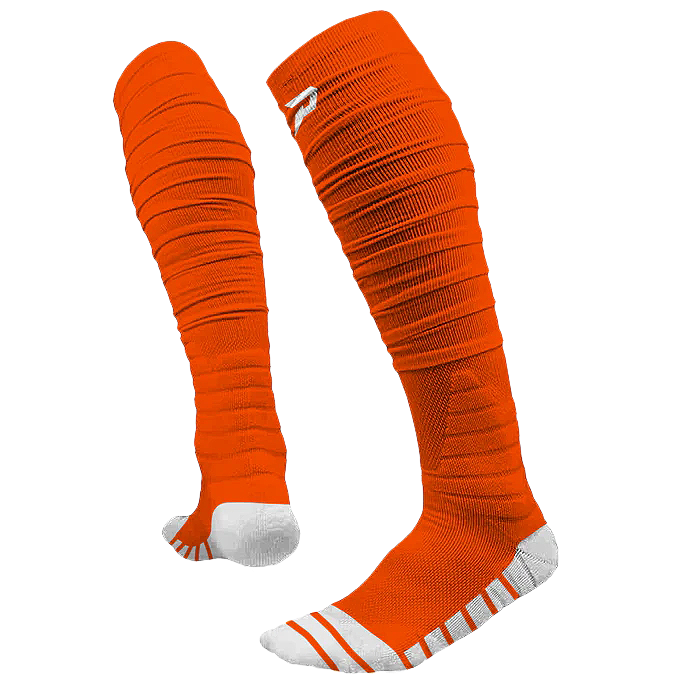 Phenom Elite Quantum Knit extra-long padded scrunch socks — royal blue, performance baseball socks