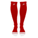 Phenom Elite Quantum Knit extra-long padded scrunch socks — detail of knit texture and Phenom logo