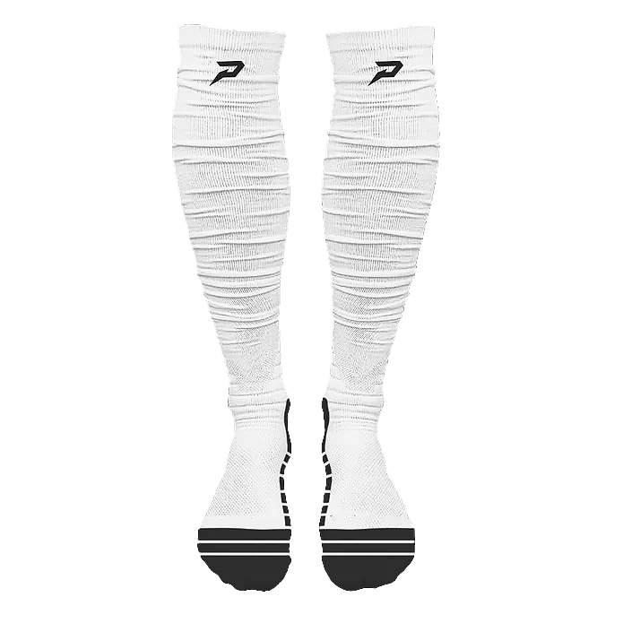Phenom Elite Quantum Knit extra-long padded scrunch socks — purple, performance baseball socks