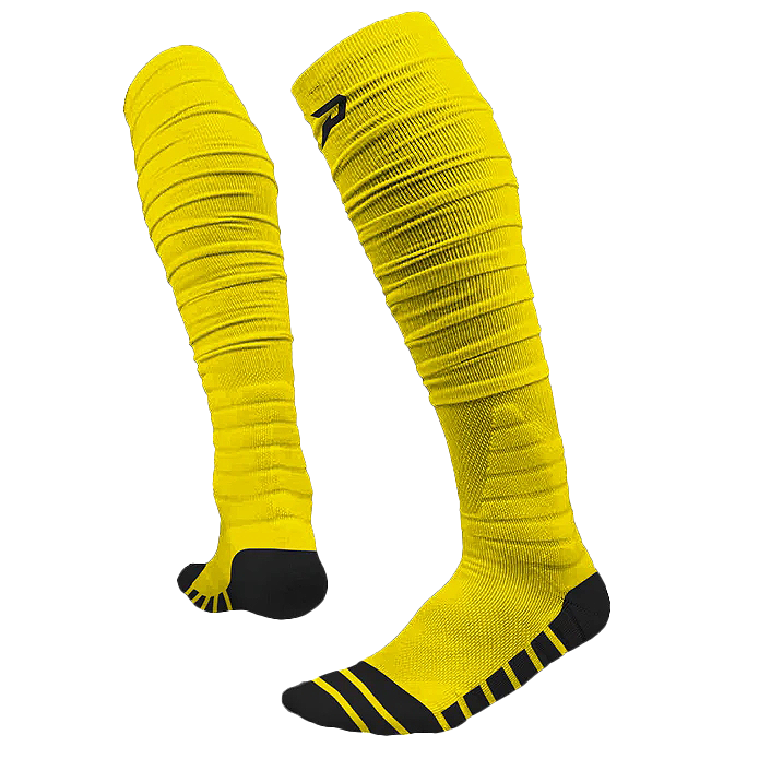 Phenom Elite Quantum Knit extra-long padded scrunch socks — navy, performance baseball socks