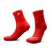 Phenom Elite Quantum Knit padded quarter socks — red, performance baseball and softball socks