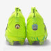 Phenom Elite Rick and Morty cleat — back view of both shoes, heel detail