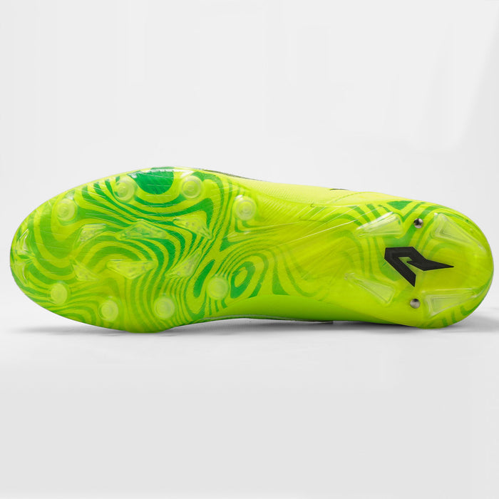 Phenom Elite Rick and Morty cleat — SprintSense TPU traction plate outsole detail