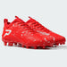 Phenom Elite x Kool-Aid Cherry cleat — Quantum Speed red and white splatter low-cut speed cleat, hero shot