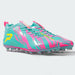 Phenom Elite x Kool-Aid Sharkleberry Fin cleat — Quantum Speed teal low-cut speed cleat, hero shot