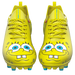 Phenom Elite SpongeBob cleat product shot — yellow Bikini Bottom colorway