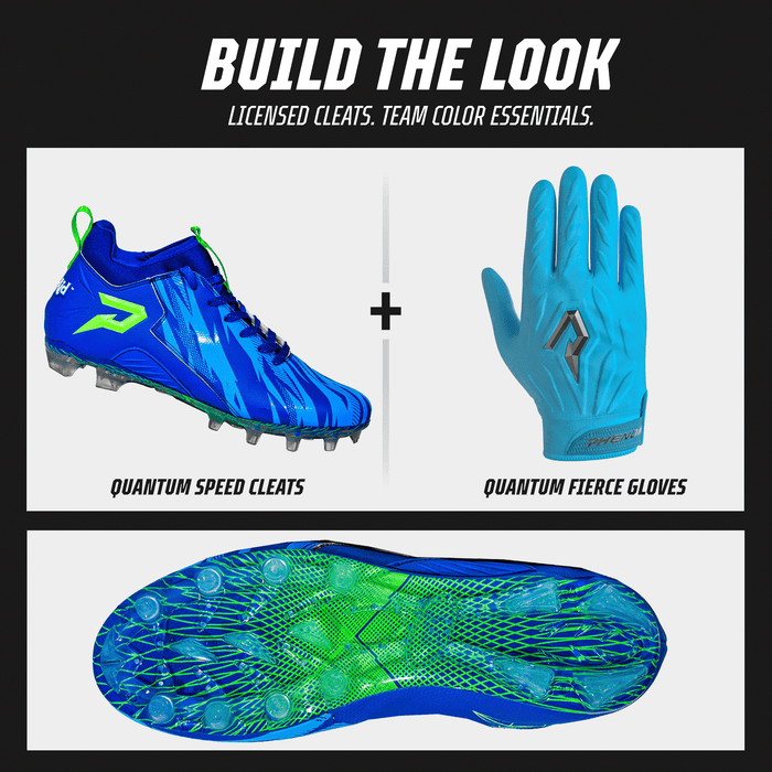 Phenom Elite Kool-Aid Bluedini team gear style guide — matching cleats and accessories