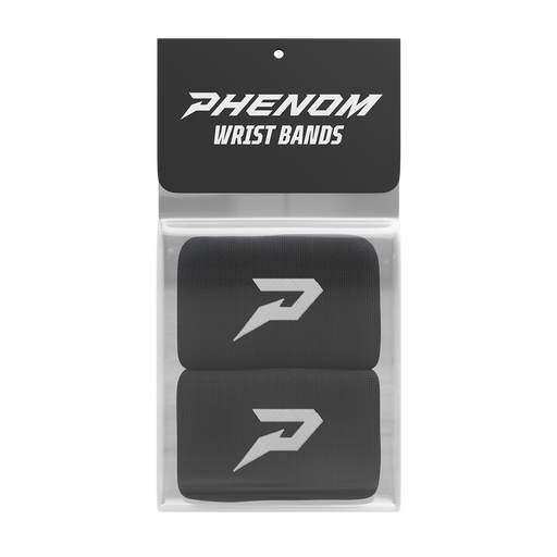 Phenom Elite Quantum Knit wrist bands — black pair