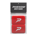 Phenom Elite Quantum Knit wrist bands — red pair