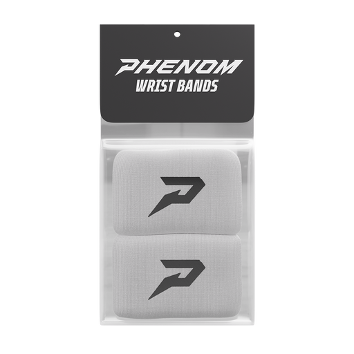 Phenom Elite Quantum Knit wrist bands — white pair