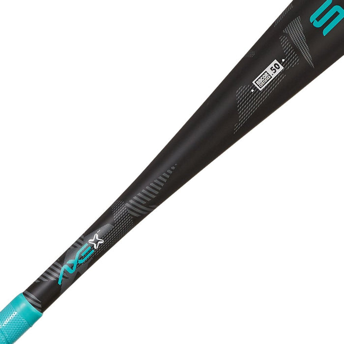 Axe Strato 3 BBCOR Baseball Bat -3 Flared Handle — Hypertack grip detail